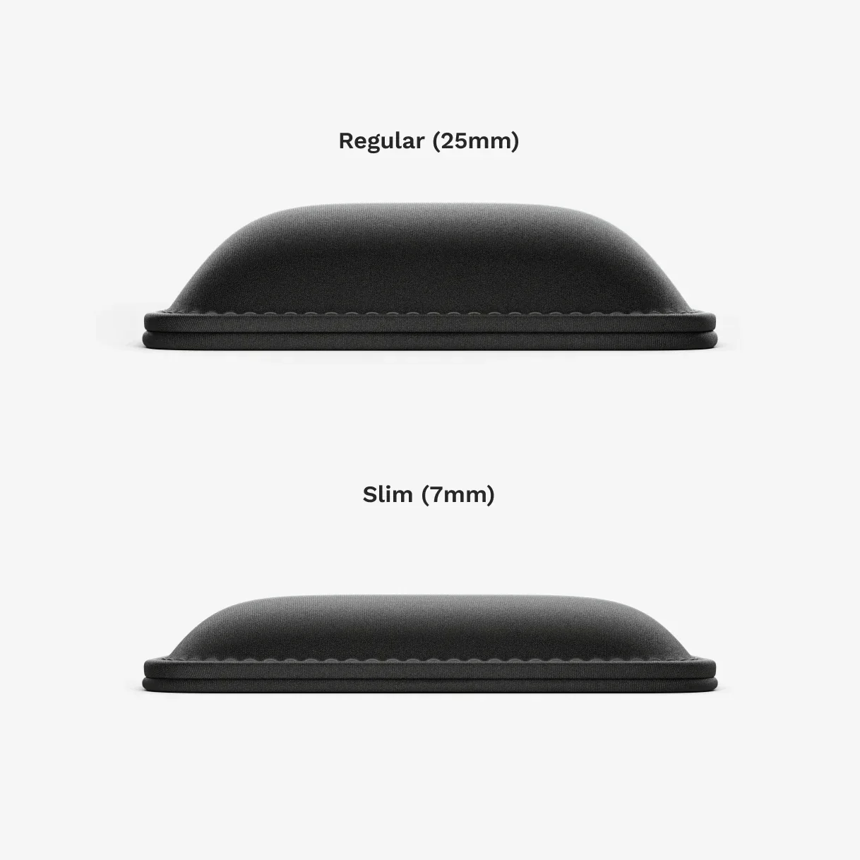 Glorious Padded Ergonomic Keyboard Wrist Rest Stitched Edges Black - Image 4