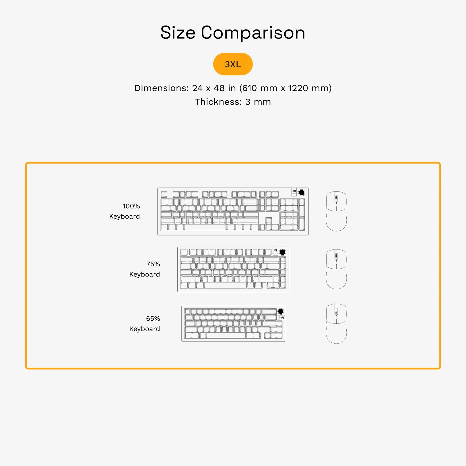 GMP 2 Stitched Cloth Gaming Mouse Pad - Image 15