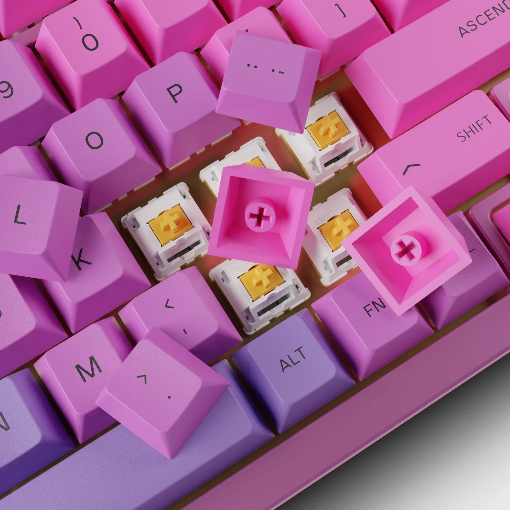 GPBT Nebula V1 Dye Sublimated Keycaps - Image 4