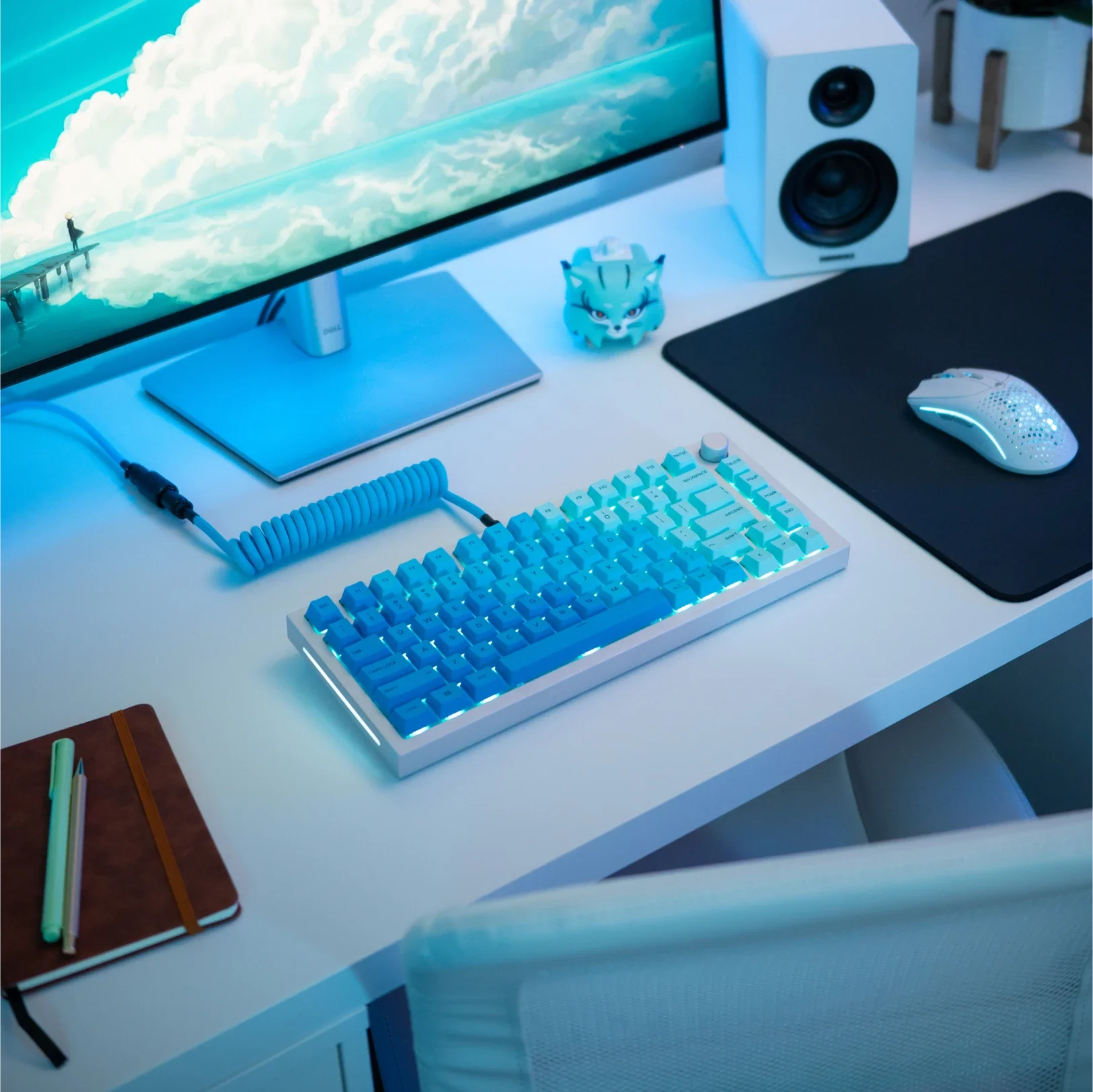 Glorious GPBT ANSI Sublimated Mechanical Keyboard Keycaps (Ocean) 114-Keys - Image 3