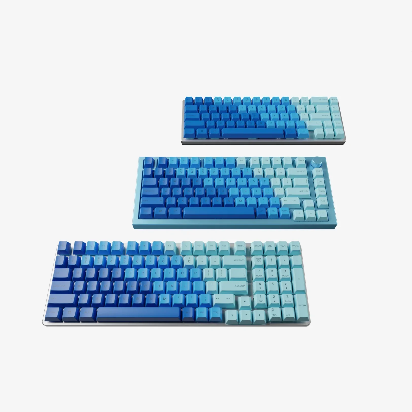 Glorious GPBT ANSI Sublimated Mechanical Keyboard Keycaps (Ocean) 114-Keys - Image 5