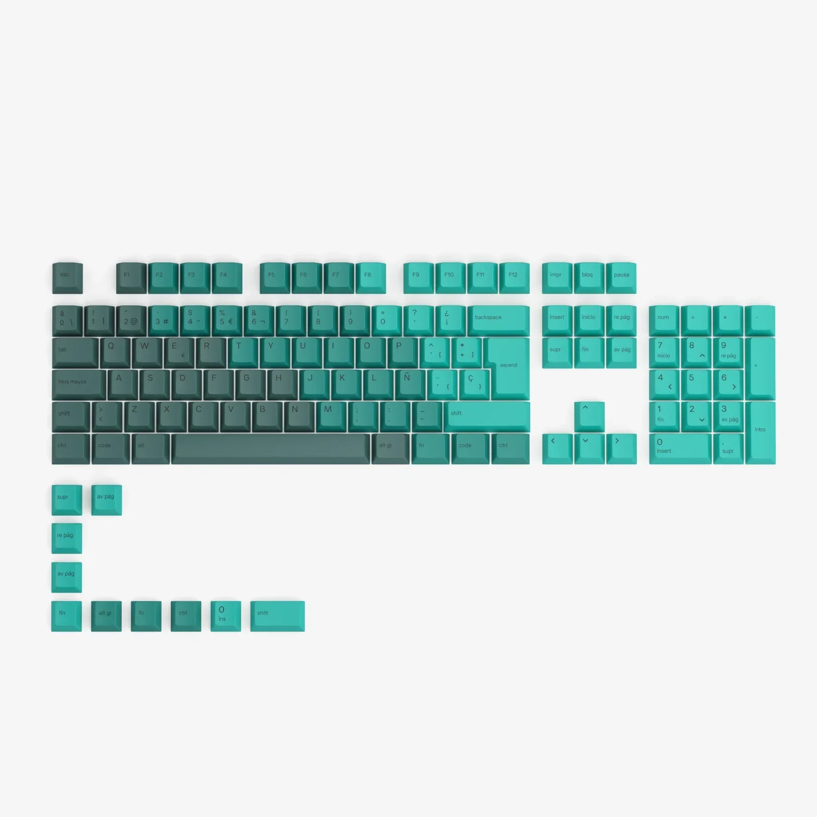 GPBT Rain Forest V1 Dye Sublimated Keycaps - Image 8