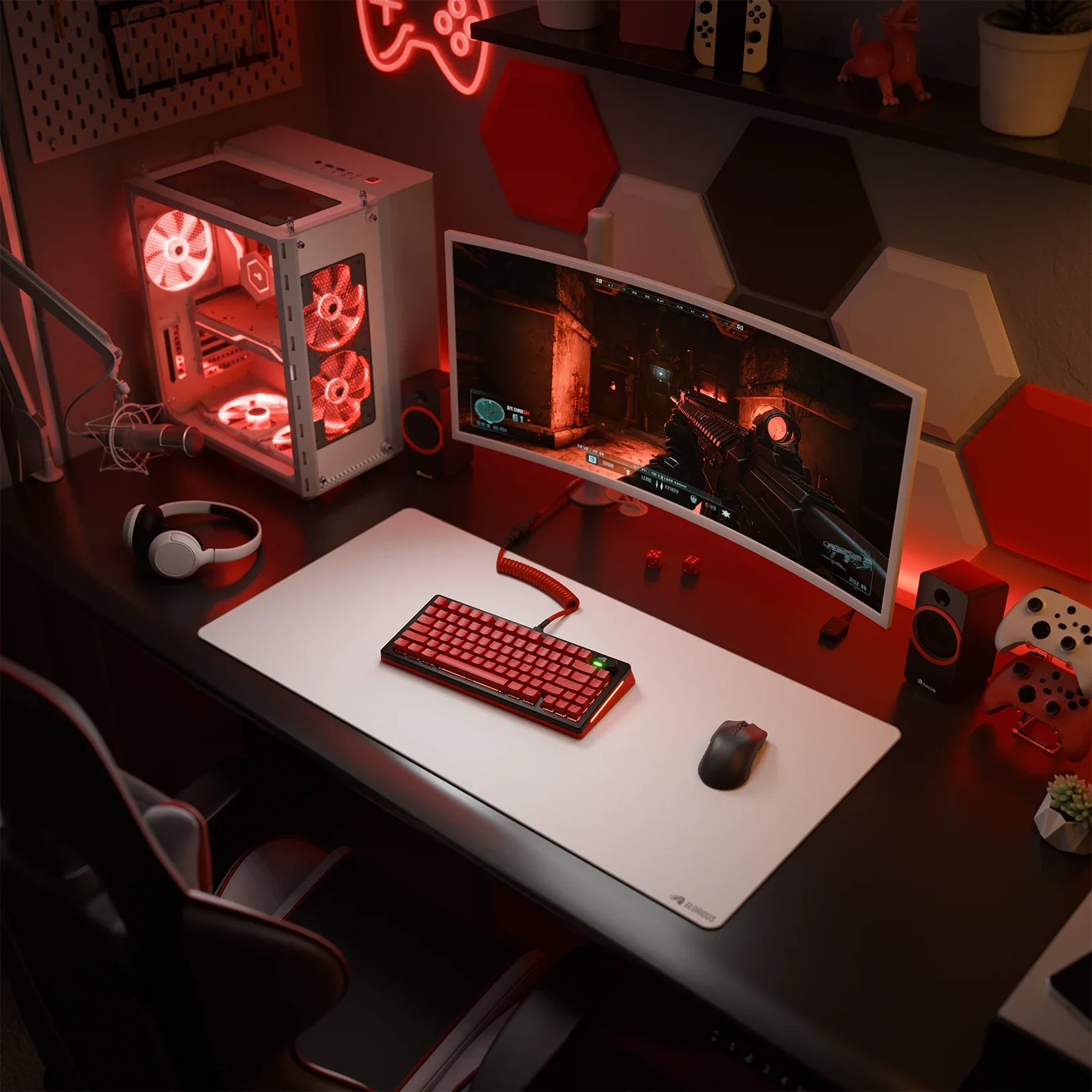 GPBT Revive Red Basics Keycaps - Image 3